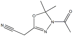 5-Cyanomethyl-2,2-dimethyl-3-acetyl-2,3-dihydro-1,3,4-oxadiazole|