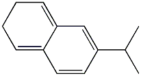 2,3-ジヒドロ-6-イソプロピルナフタレン 化学構造式