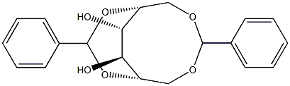 1-O,6-O:2-O,5-O-Dibenzylidene-D-glucitol Structure