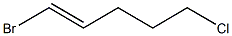 (E)-1-Bromo-5-chloro-1-pentene Structure