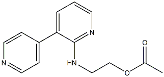 Acetic acid 2-[(3,4'-bipyridin-6-yl)amino]ethyl ester Struktur