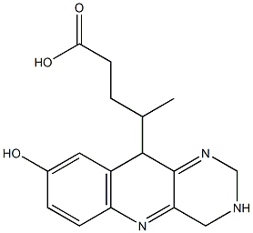 4-[(2,3,4,10-Tetrahydro-8-hydroxypyrimido[5,4-b]quinolin)-10-yl]pentanoic acid