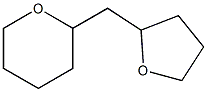 2-[(テトラヒドロフラン)-2-イルメチル]テトラヒドロ-2H-ピラン 化学構造式
