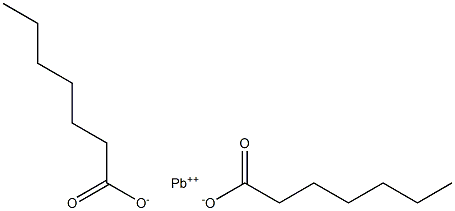 Diheptanoic acid lead(II) salt Struktur