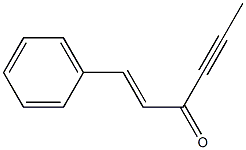 1-Phenyl-1-hexen-4-yn-3-one Structure