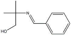 2-(Benzylideneamino)-2-methyl-2-methylethanol Structure