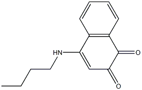 4-(Butylamino)naphthalene-1,2-dione Structure