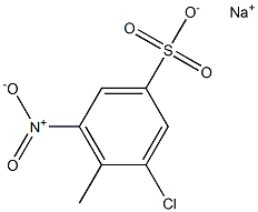 3-Chloro-4-methyl-5-nitrobenzenesulfonic acid sodium salt