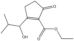 5-Oxo-2-(1-hydroxy-2-methylpropyl)-1-cyclopentene-1-carboxylic acid ethyl ester