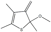 4-Methylene-2,3,5-trimethyl-5-methoxy-4,5-dihydrothiophene