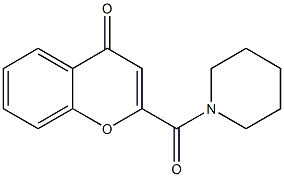 2-[Piperidinocarbonyl]-4H-1-benzopyran-4-one