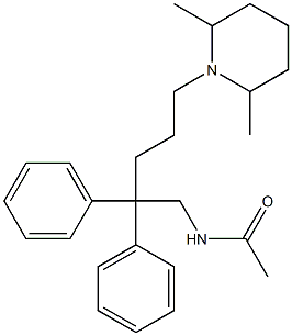 N-[5-(2,6-Dimethyl-1-piperidinyl)-2,2-diphenylpentyl]acetamide|