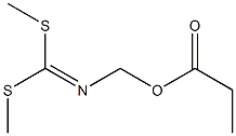 Propanoic acid [[bis(methylthio)methylene]aminomethyl] ester