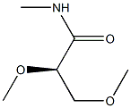 [R,(+)]-2,3-Dimethoxy-N-methylpropionamide Structure