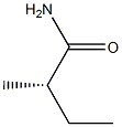 [S,(+)]-2-メチルブチルアミド 化学構造式