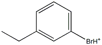 1-Bromo-3-ethylbenzenium Struktur