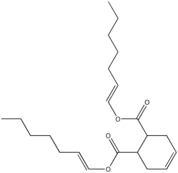 4-Cyclohexene-1,2-dicarboxylic acid bis(1-heptenyl) ester