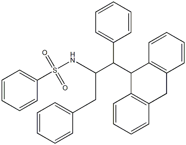 9-[1,3-Diphenyl-2-[(phenylsulfonyl)amino]propyl]-9,10-dihydroanthracene