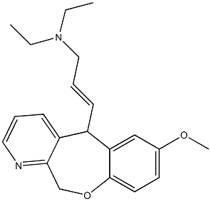 5,11-Dihydro-5-[(E)-3-diethylamino-1-propenyl]-7-methoxy[1]benzoxepino[3,4-b]pyridine