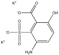 5-Amino-6-sulfosalicylic acid dipotassium salt Structure