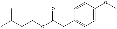 (4-Methoxyphenyl)acetic acid (3-methylbutyl) ester,,结构式