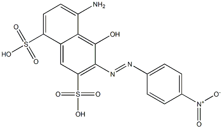 5-Amino-4-hydroxy-3-(p-nitrophenylazo)-2,8-naphthalenedisulfonic acid