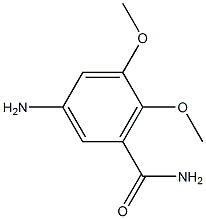 3-Amino-5,6-dimethoxybenzamide 结构式