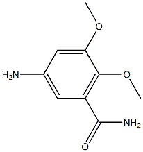 3-Amino-5,6-dimethoxybenzamide Structure