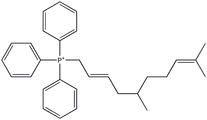 Triphenyl(5,9-dimethyldeca-2,8-dienyl)phosphonium,,结构式