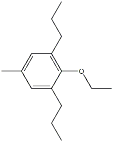 1-Ethoxy-4-methyl-2,6-dipropylbenzene Struktur