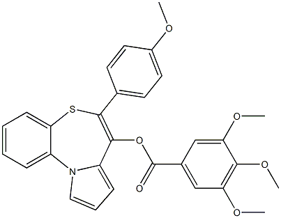 3,4,5-Trimethoxybenzoic acid [6-(4-methoxyphenyl)pyrrolo[2,1-d][1,5]benzothiazepin-7-yl] ester