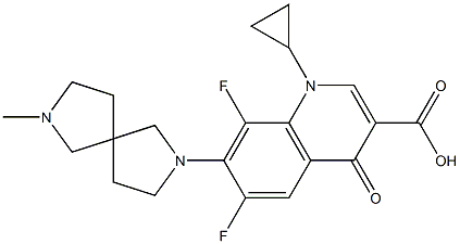 1-Cyclopropyl-1,4-dihydro-6,8-difluoro-7-(7-methyl-2,7-diazaspiro[4.4]nonan-2-yl)-4-oxoquinoline-3-carboxylic acid