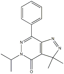 3,3-Dimethyl-5-isopropyl-7-phenyl-3H-pyrazolo[3,4-d]pyridazin-4(5H)-one