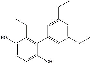  2-Ethyl-3-(3,5-diethylphenyl)benzene-1,4-diol