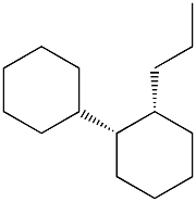 (1S,2R)-2-Propyl-1,1'-bicyclohexane Structure