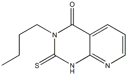 3-Butyl-1,2-dihydro-2-thioxopyrido[2,3-d]pyrimidin-4(3H)-one Structure