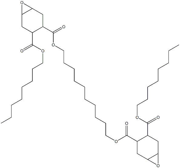 Bis[2-(octyloxycarbonyl)-4,5-epoxy-1-cyclohexanecarboxylic acid]1,10-decanediyl ester|