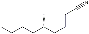 [S,(+)]-5-Methylnonanenitrile,,结构式