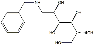 1-(Benzylamino)-1-deoxy-D-glucitol Structure