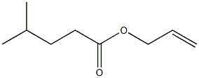 Allyl 4-methylpentanoate Structure