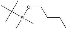 1-(tert-Butyldimethylsiloxy)butane,,结构式