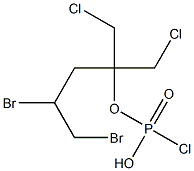 Chlorophosphonic acid (2,3-dibromopropyl)[2-chloro-1-(chloromethyl)ethyl] ester