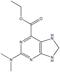 2-(Dimethylamino)-8,9-dihydro-7H-purine-6-carboxylic acid ethyl ester