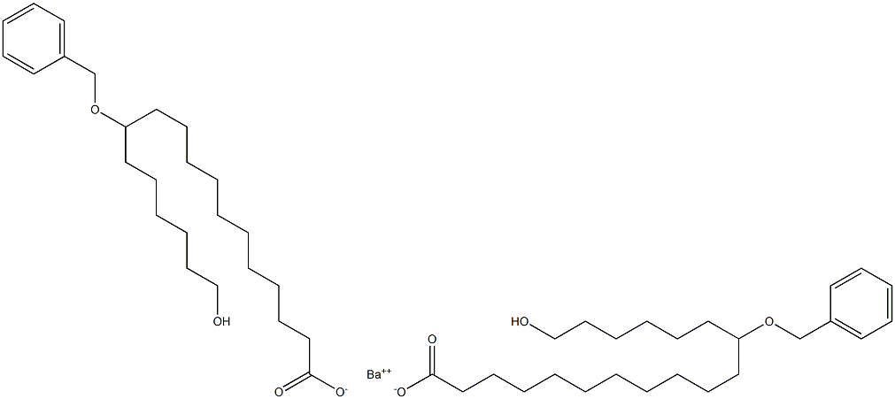  Bis(12-benzyloxy-18-hydroxystearic acid)barium salt