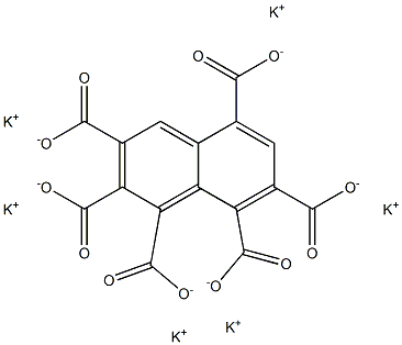 1,2,3,5,7,8-Naphthalenehexacarboxylic acid hexapotassium salt Structure