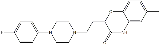 2-[2-[4-(4-Fluorophenyl)piperazin-1-yl]ethyl]-6-methyl-2H-1,4-benzoxazin-3(4H)-one|