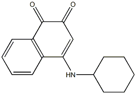 4-(Cyclohexylamino)naphthalene-1,2-dione