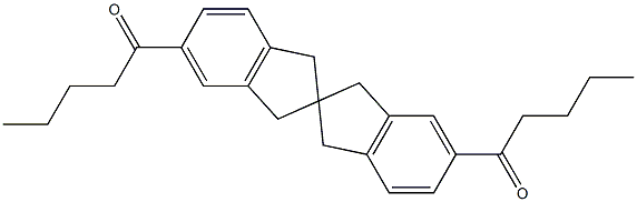 5,5'-Divaleryl-2,2'-spirobiindane,,结构式