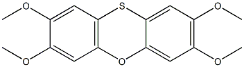 2,3,7,8-Tetramethoxyphenoxathiin 结构式