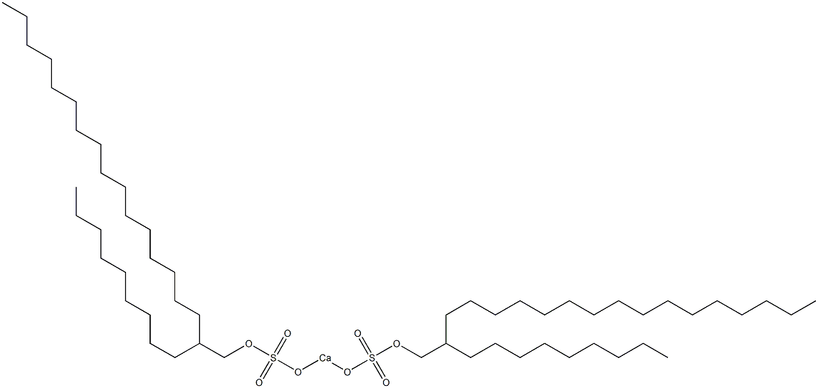 Bis(2-nonyloctadecyloxysulfonyloxy)calcium,,结构式